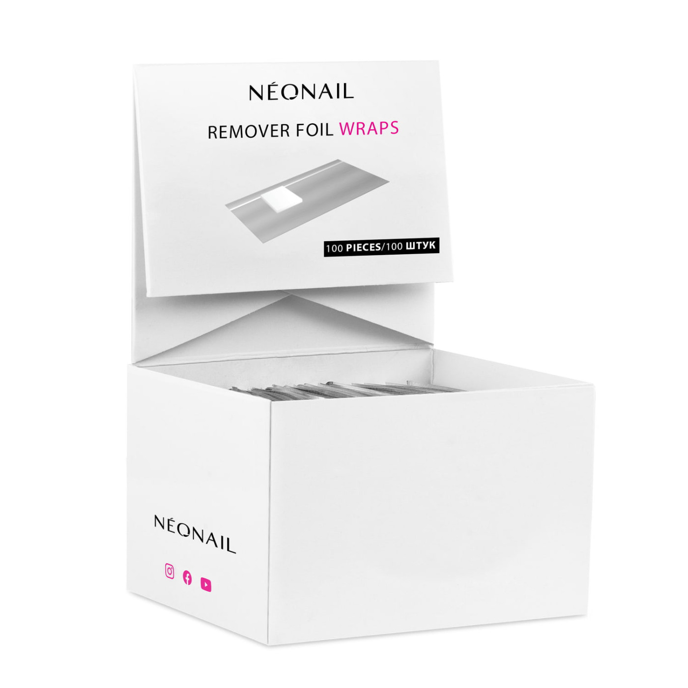 Foil nail wrap - 50 pezzi